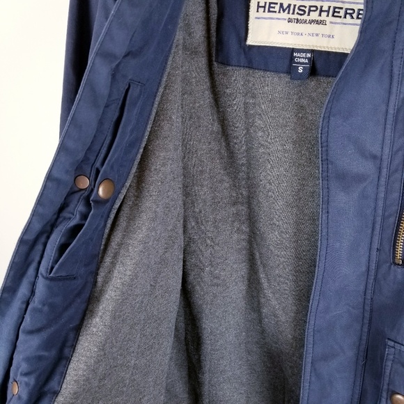 Hemisphere outdoor apparel blue winter coat small - Picture 8 of 8